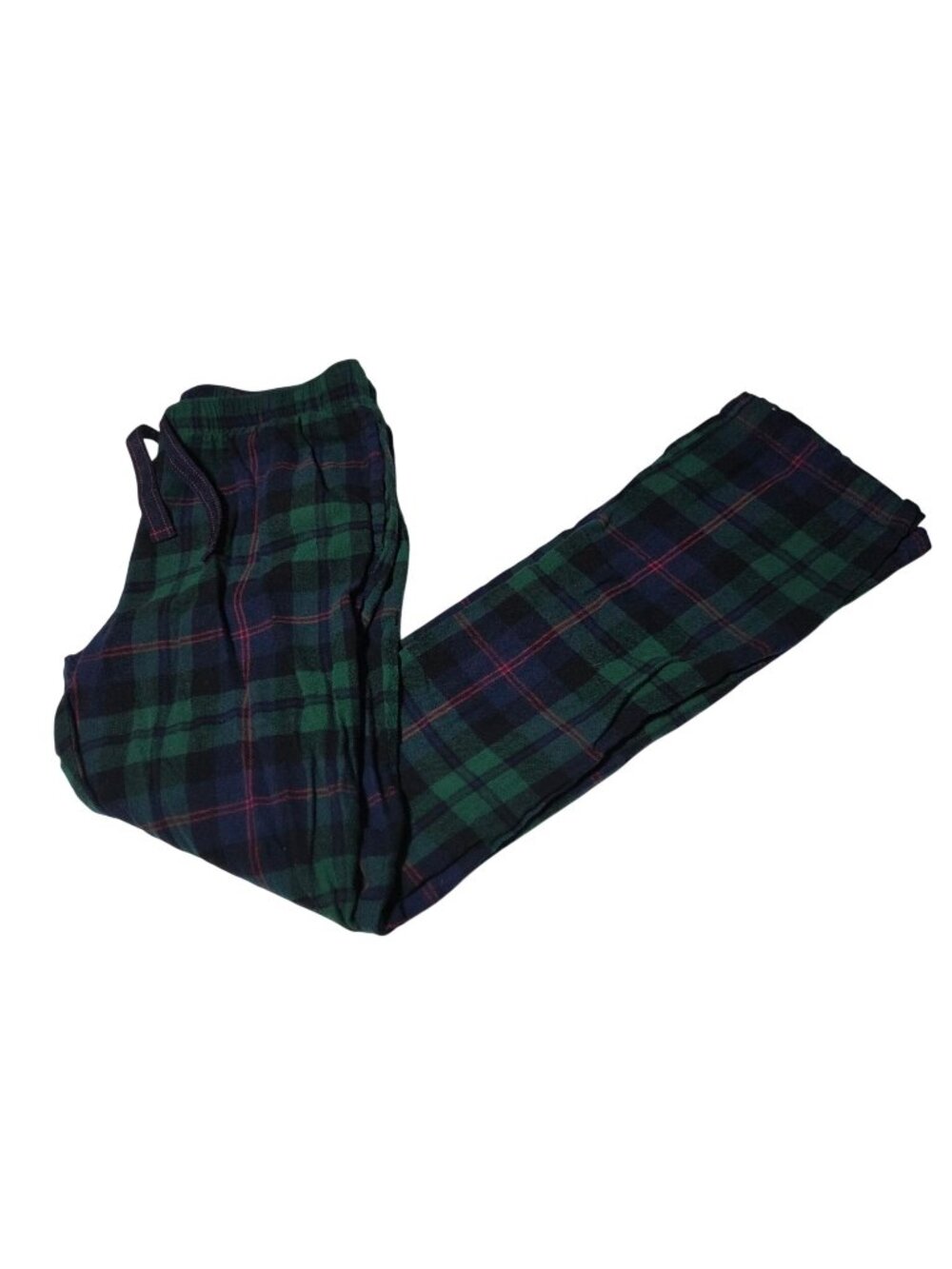 Old Navy Plaid Flannel Pajama Pants Size Medium Tall Green Red PJs Sleepwear